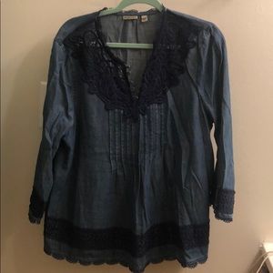 Never worn chambray shirt